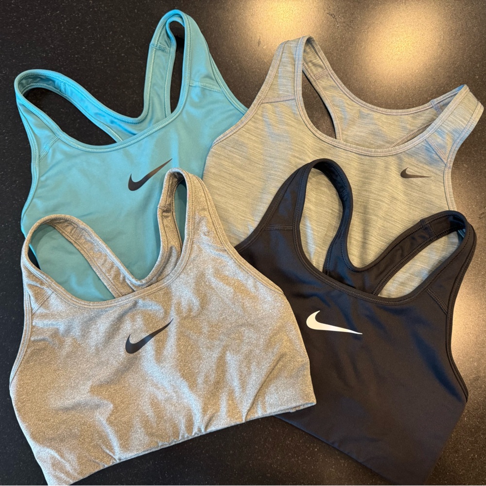 Nike Sports Bras Black, Gray(2) teal EEUC